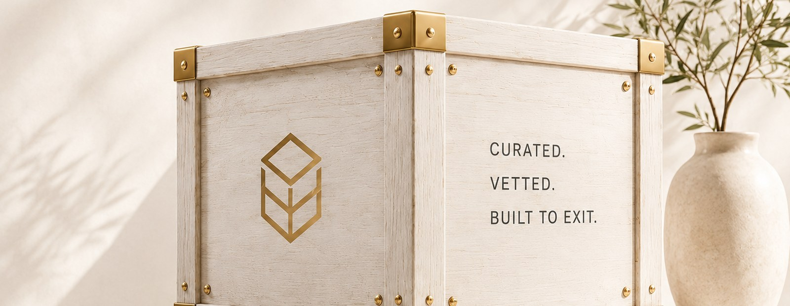ExitCrate premium marketplace homepage